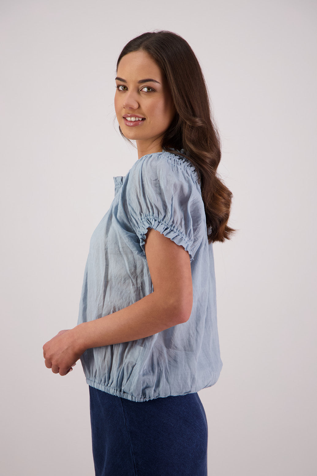 Briarwood Sal Top Cornflower