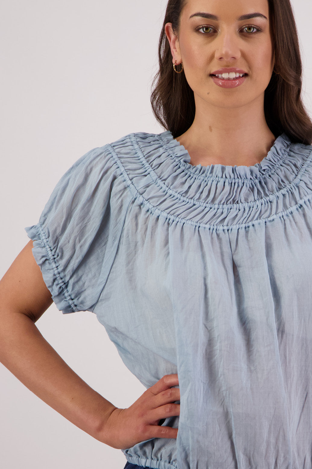 Briarwood Sal Top Cornflower