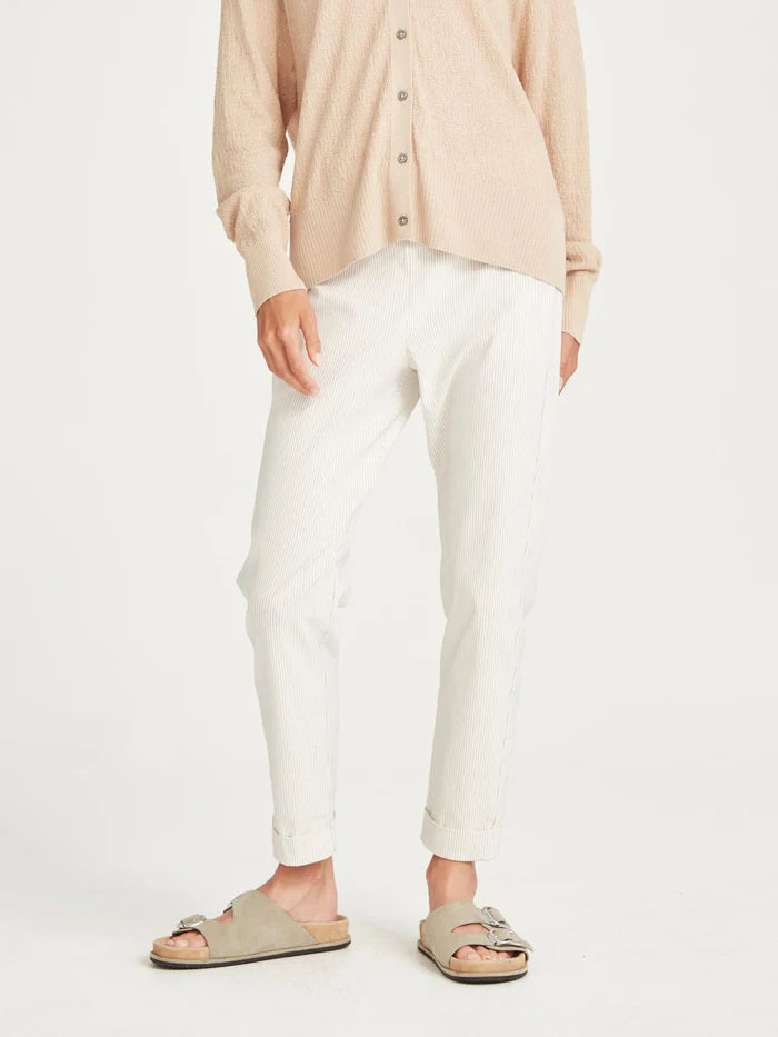 Sills Santorini Cuffed Hepburn Natural Stripe