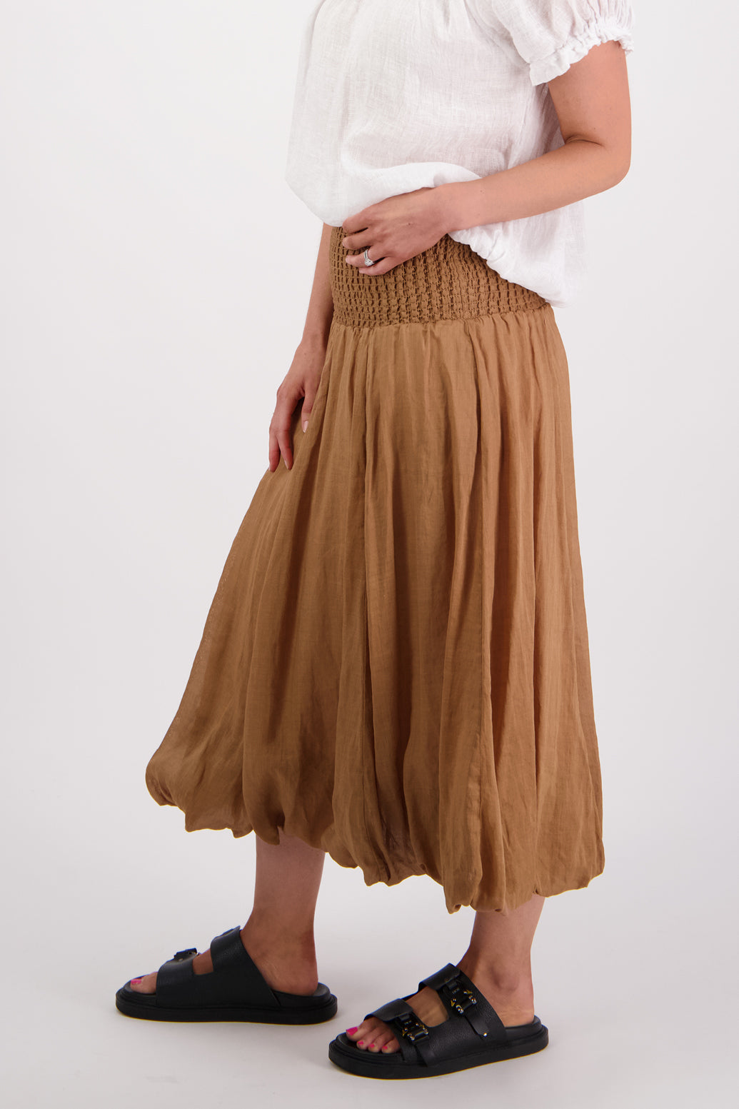 Brarwood Sarah Skirt - Ramie / Tan