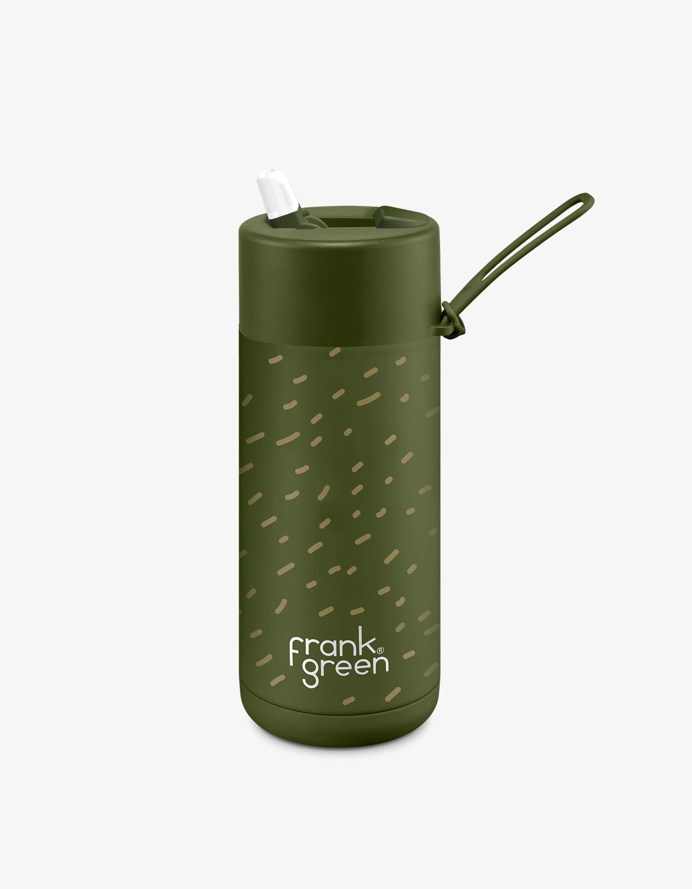 Frank Green Khaki Scout Ceramic Reusable Bottle 16oz / 475ml