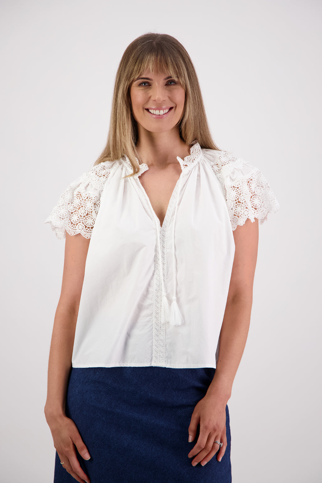 Briarwood Sebbie Top / White