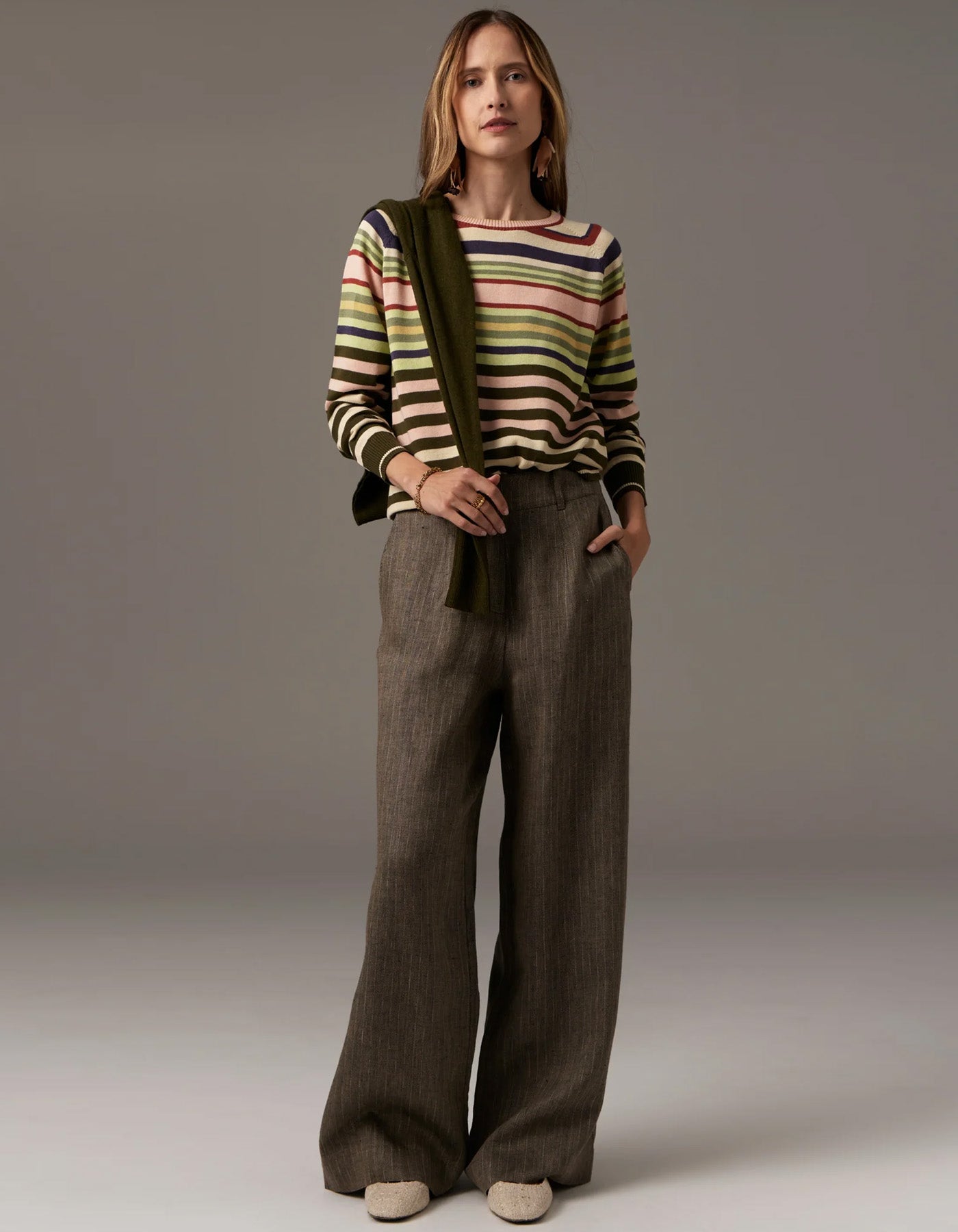 POL Sela Multi Stripe Knit