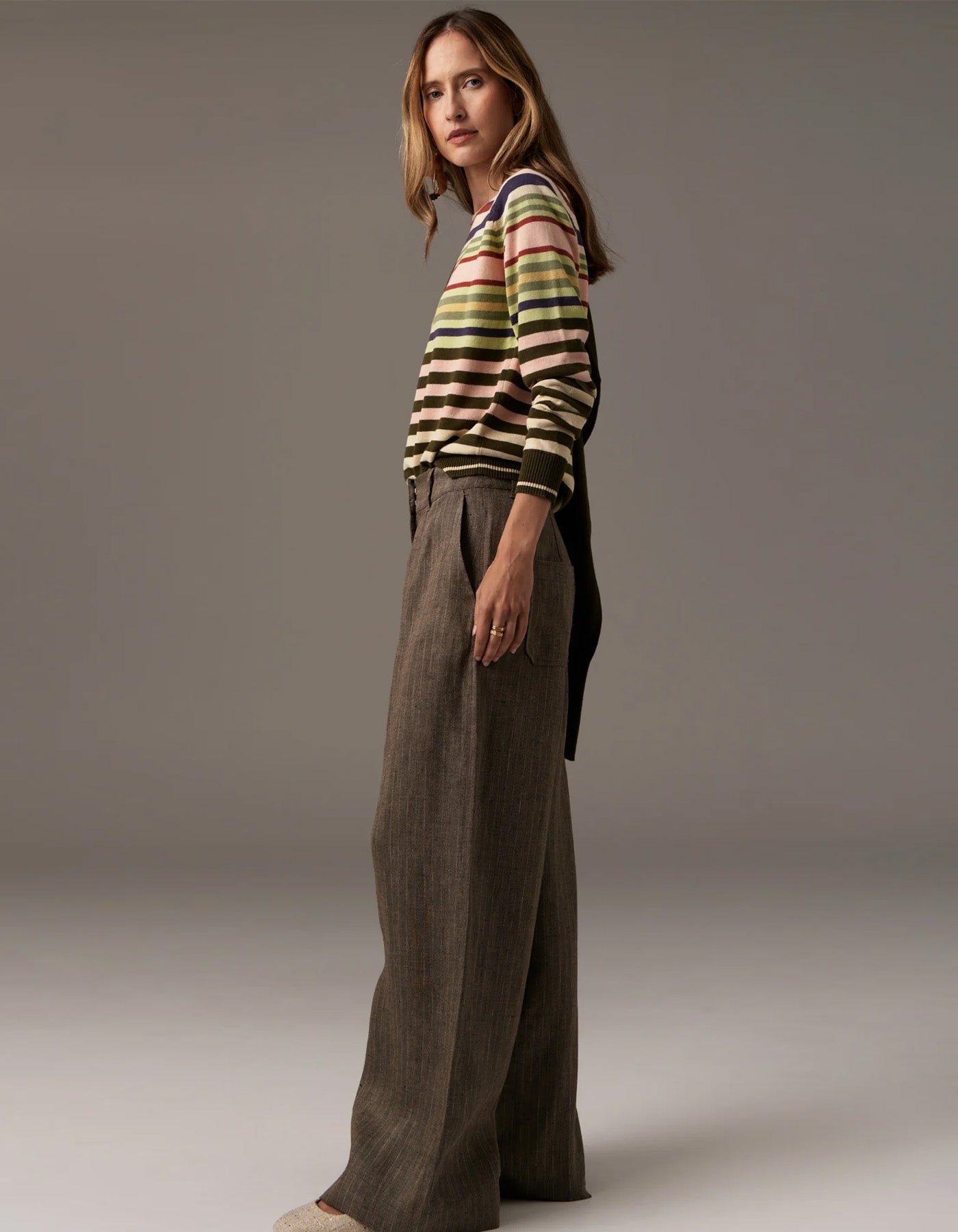 POL Sela Multi Stripe Knit