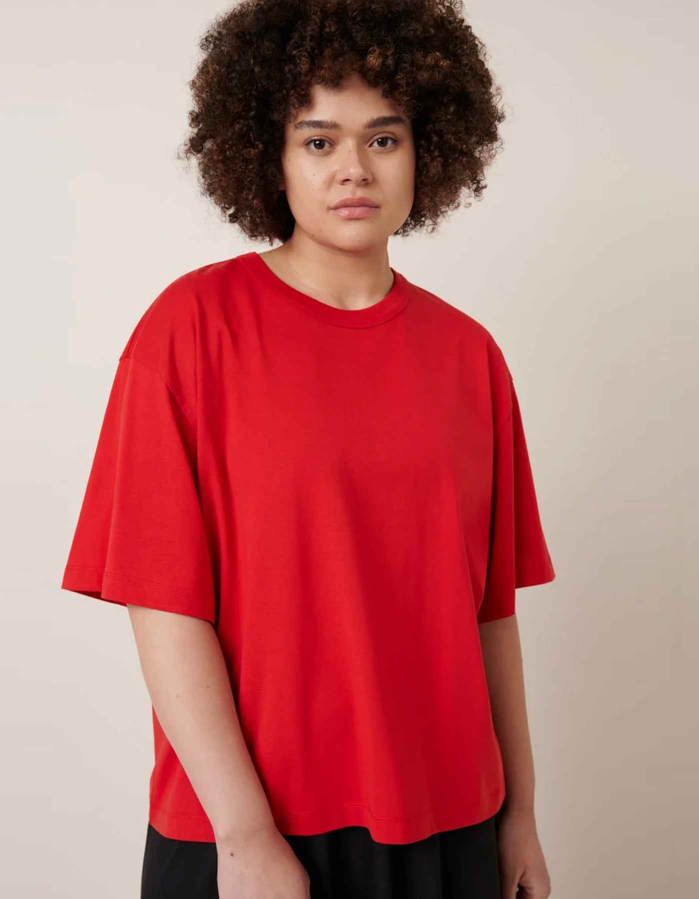 Kowtow Shadow Tee Red