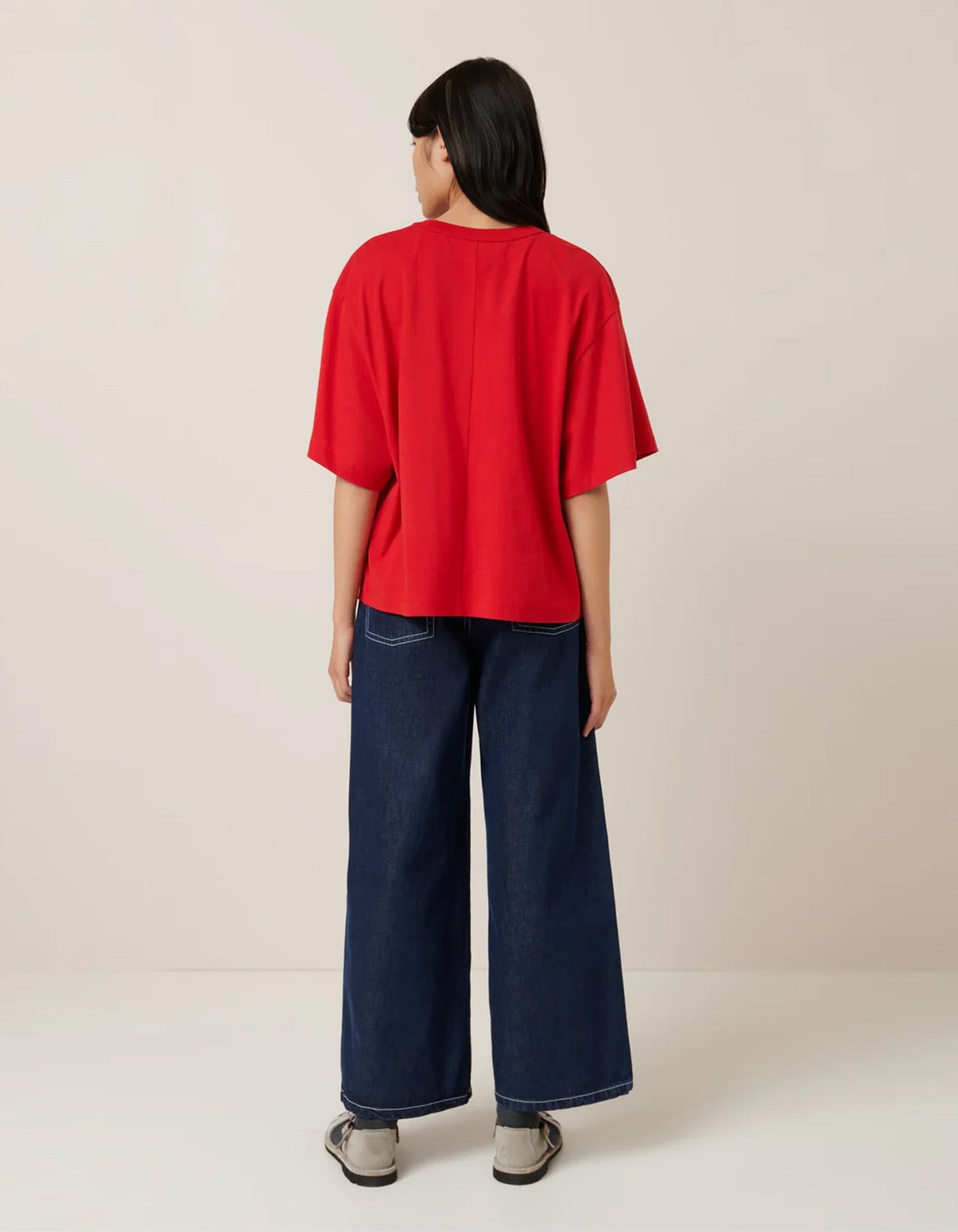 Kowtow Shadow Tee Red