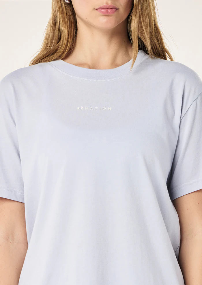 P.E Nation Shift Tee Heather Blue