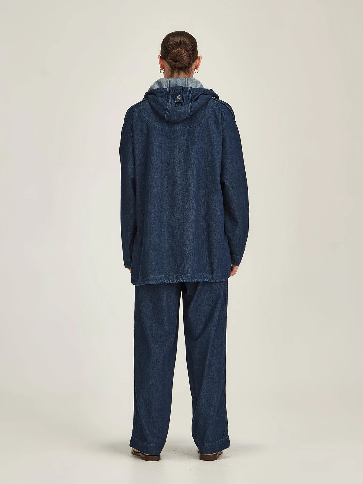 Sills Dover Denim Parka Dark Wash