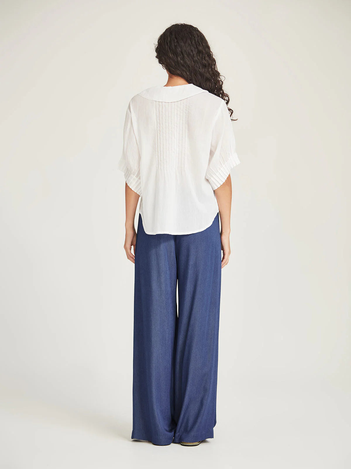 Sills Elodie Ruffle Blouse White