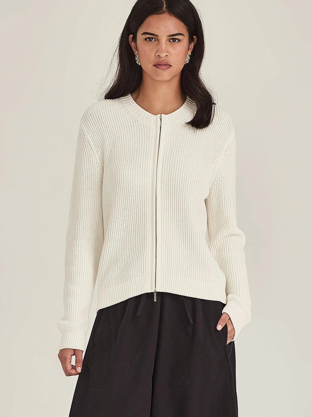 Sills Highgate Zip Jacket Chalk