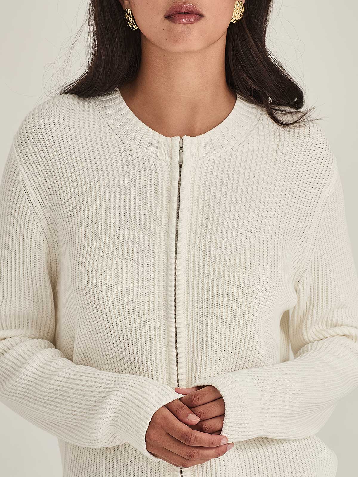 Sills Highgate Zip Jacket Chalk