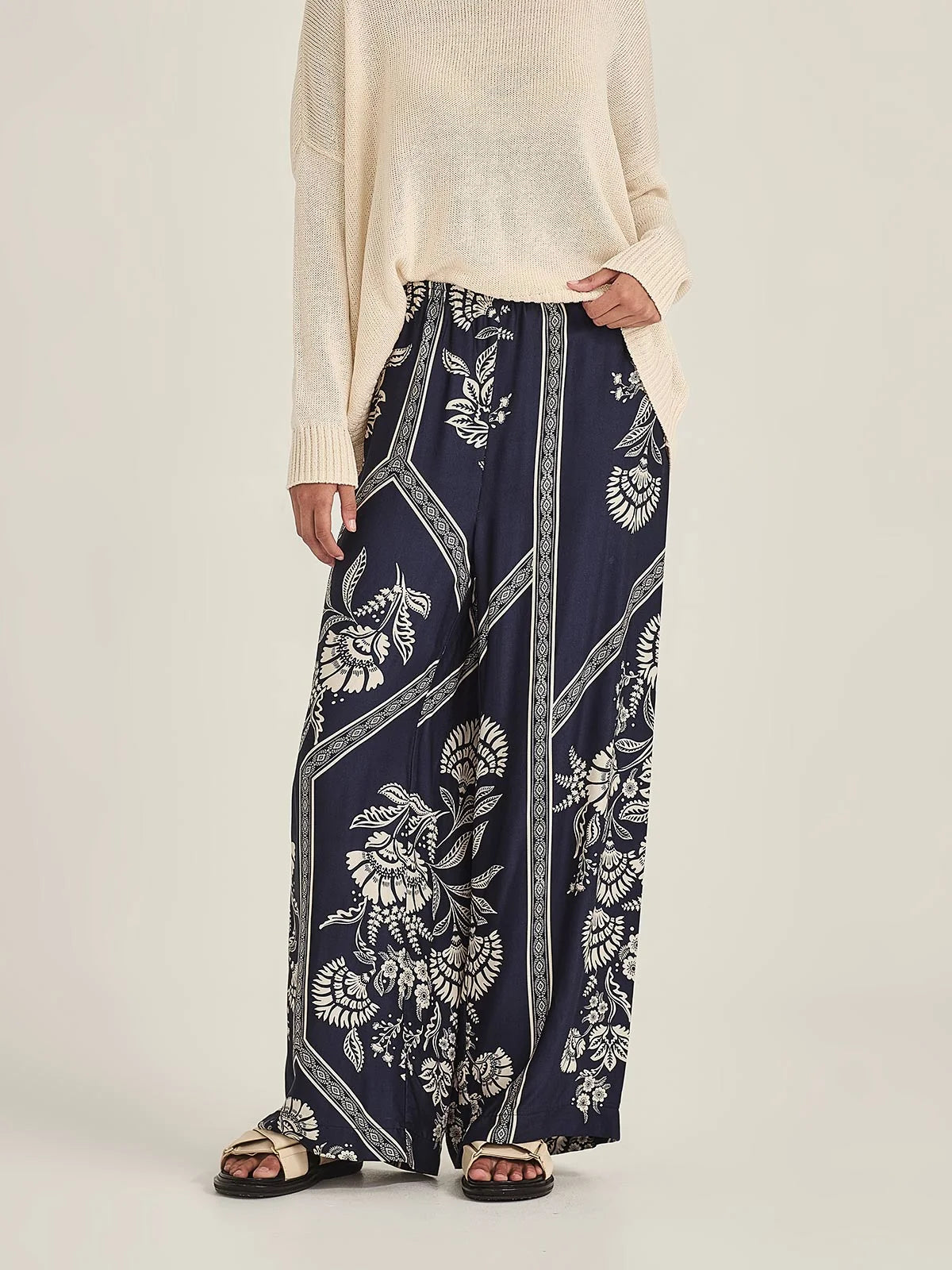 Sills Mondo Print Pant French Blue