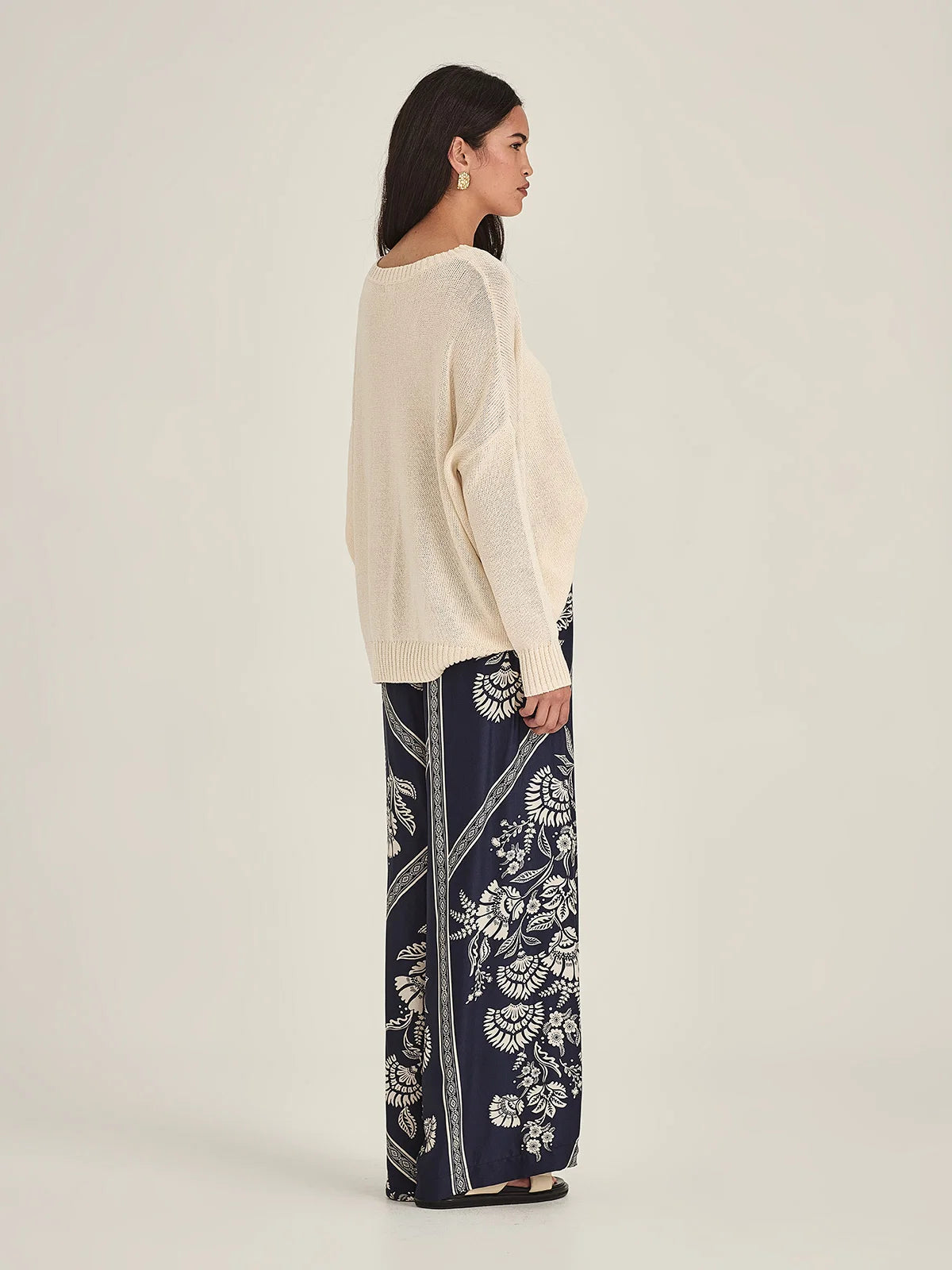 Sills Mondo Print Pant French Blue