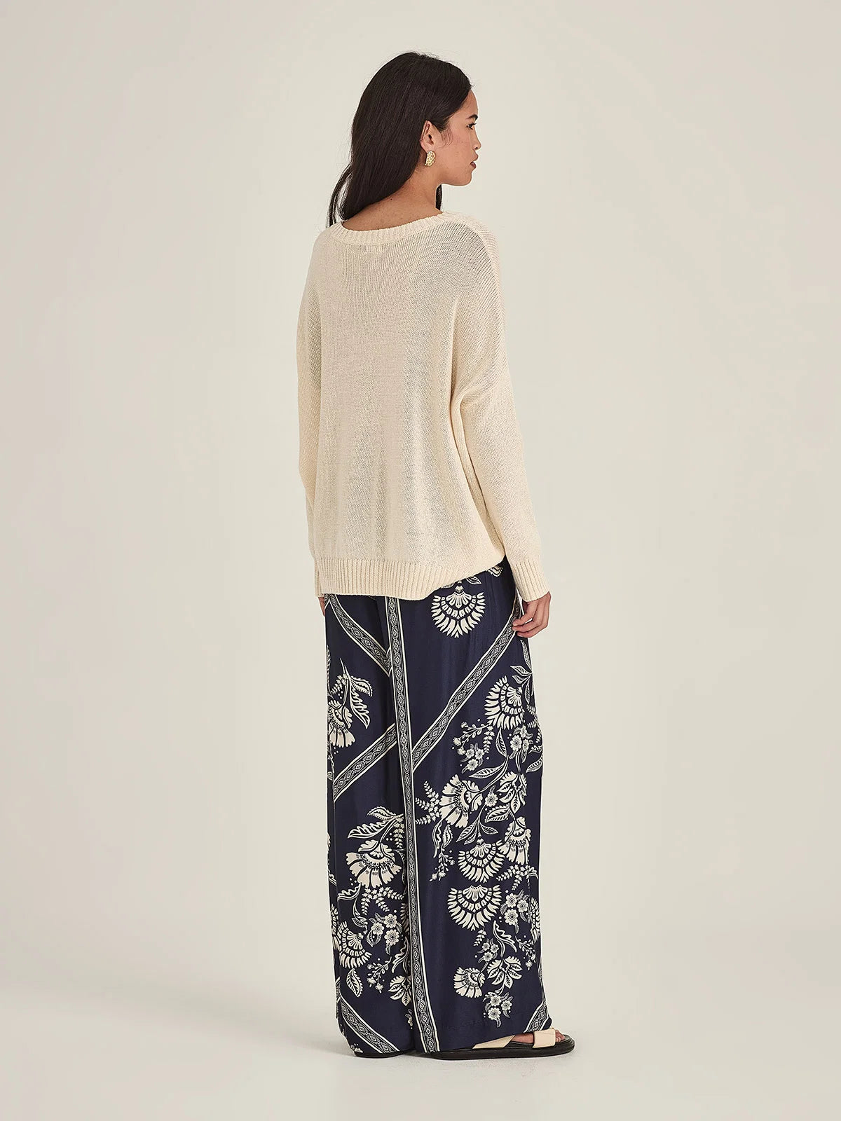 Sills Mondo Print Pant French Blue