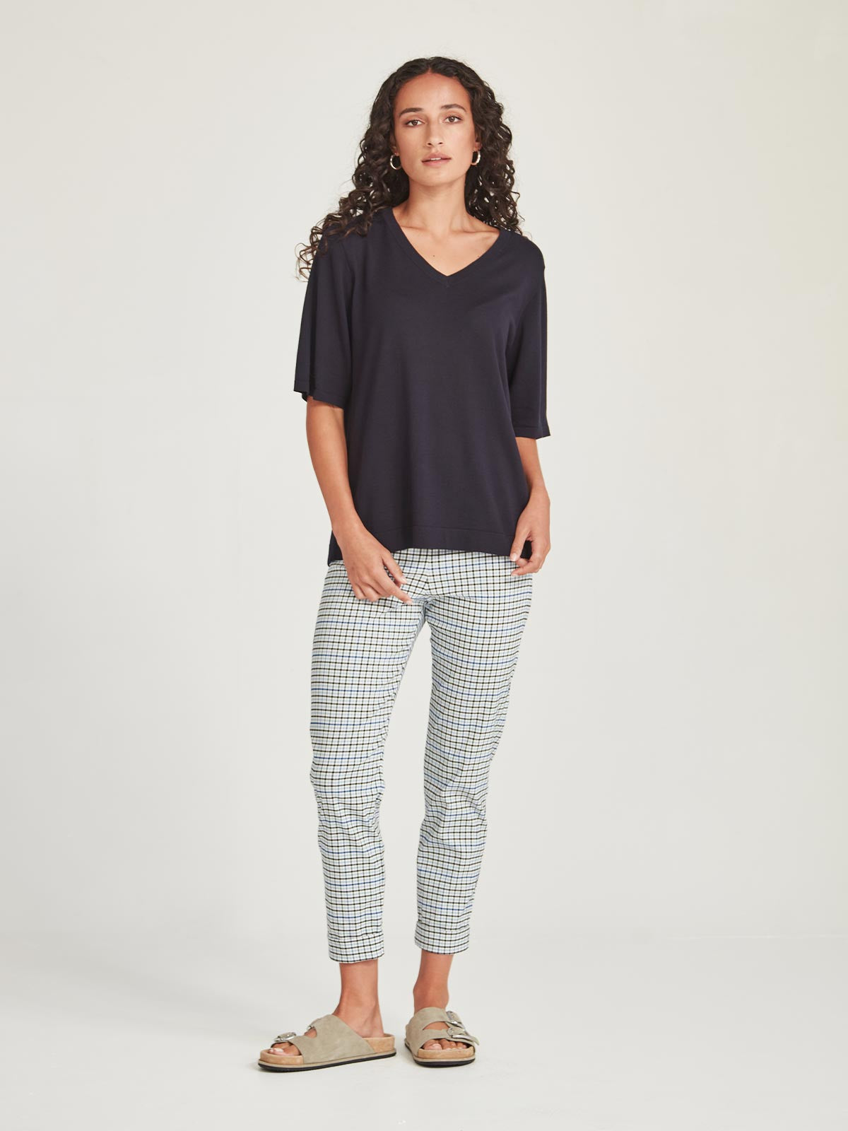 Sills Nautilus Check Hepburn Blue Check