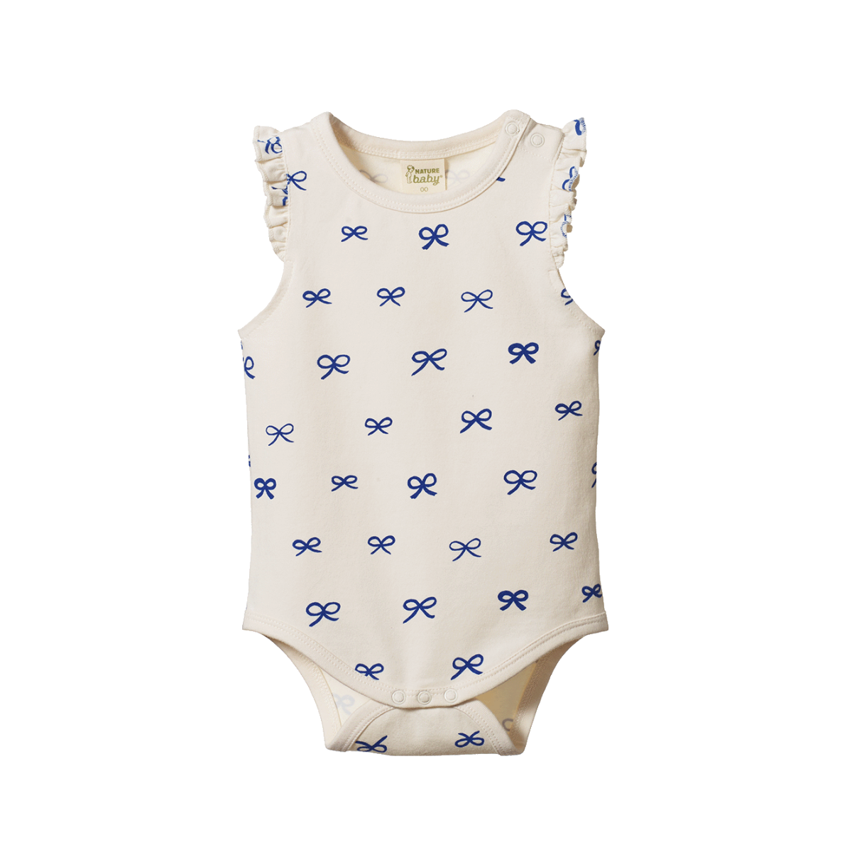 Nature Baby Fleur Bodysuit Ribbons Print