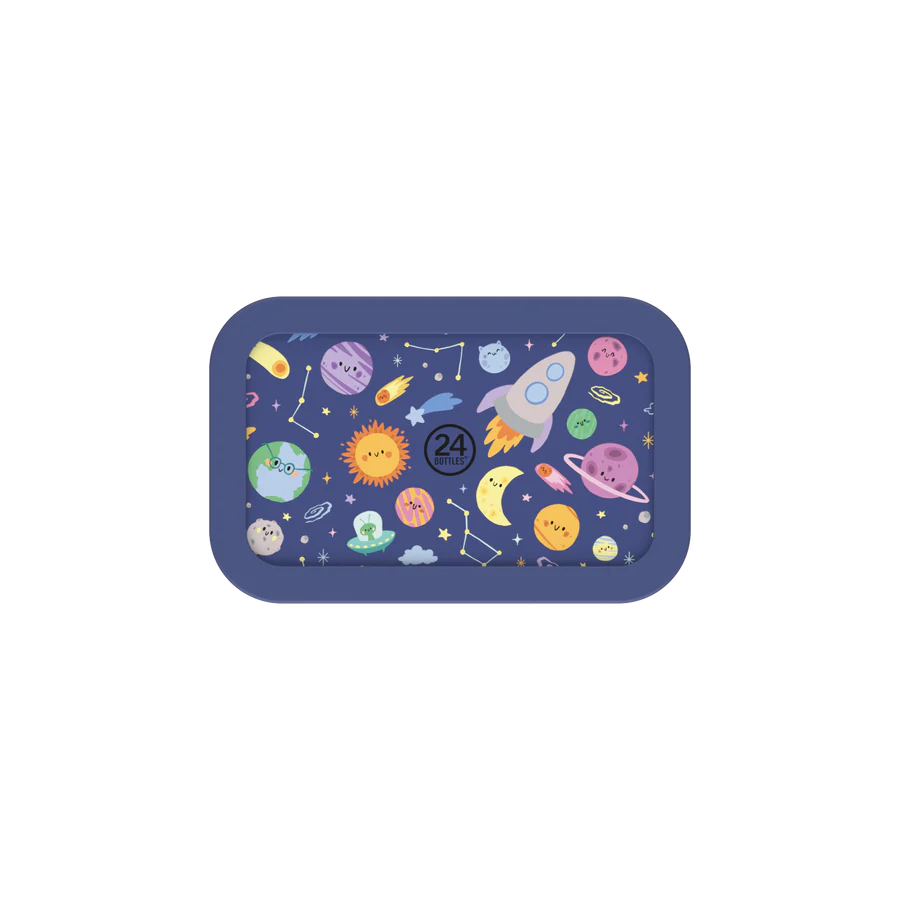 24Bottles Kids Snack Box - Space Friends 0.7 Ltr