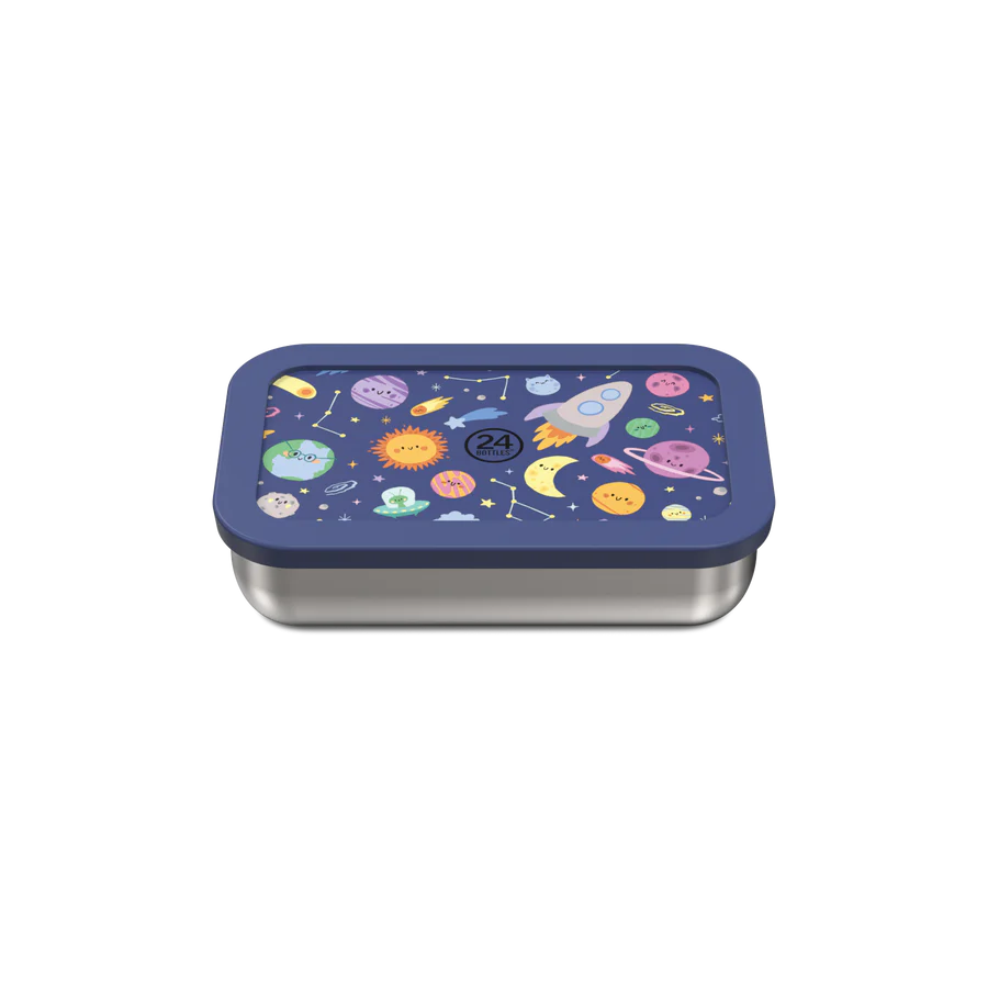 24Bottles Kids Snack Box - Space Friends 0.7 Ltr