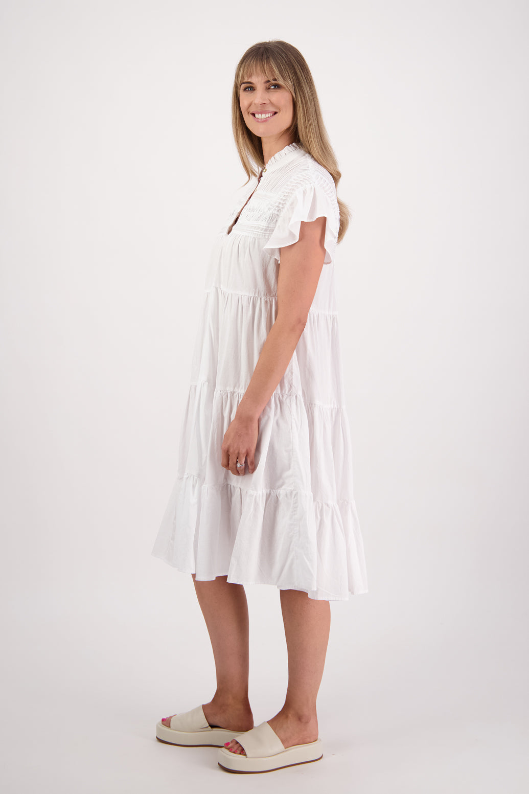Briarwood Sonia Dress / White