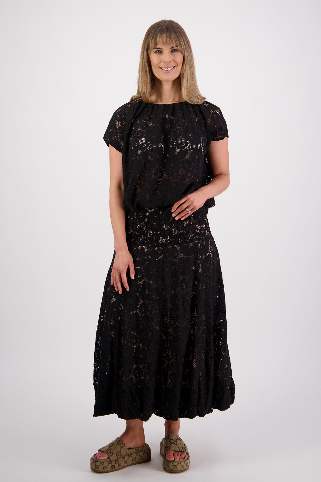 Briarwood Sparkle Skirt / Black