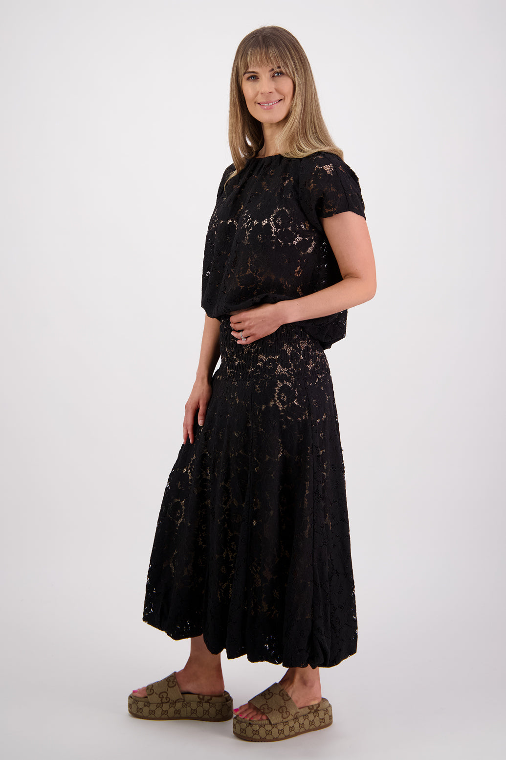 Briarwood Sparkle Skirt / Black