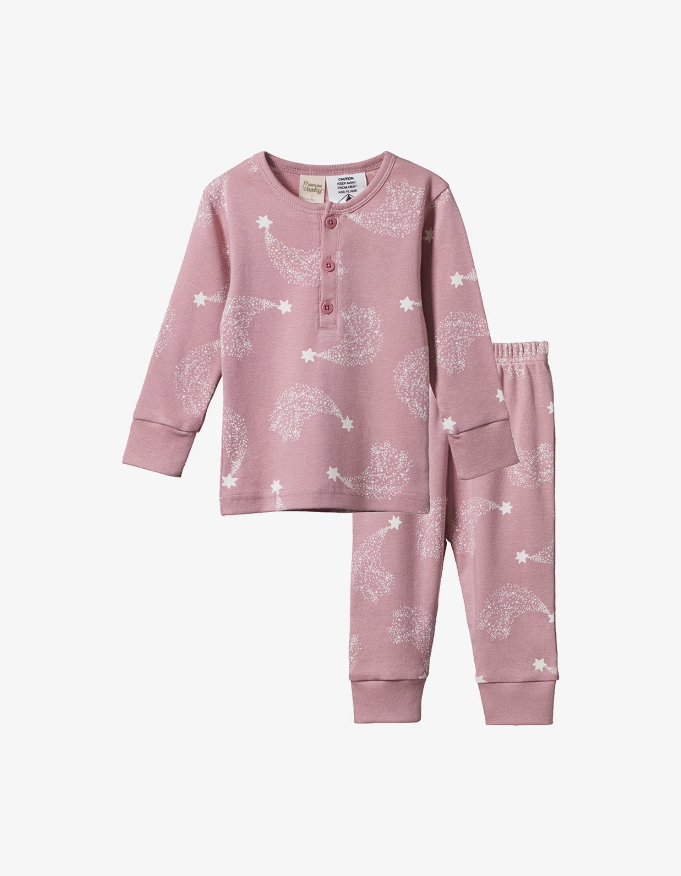 Nature Baby 2pc Long Sleeve Pyjamas Stardust Print