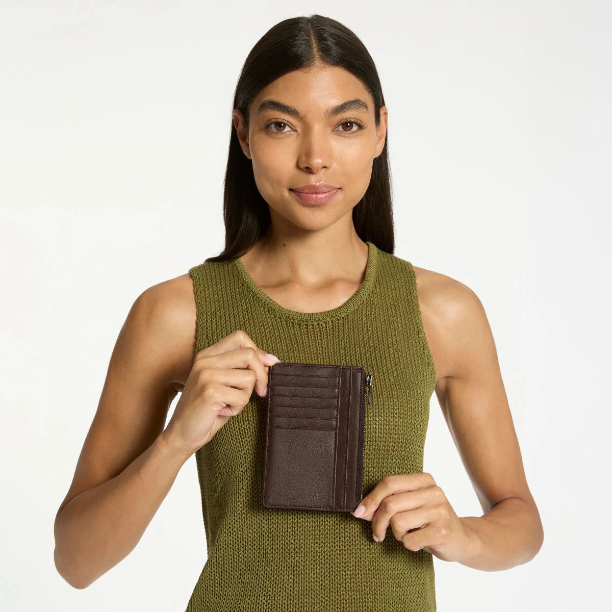Status Anxiety Gone Again Wallet - Cocoa Nappa