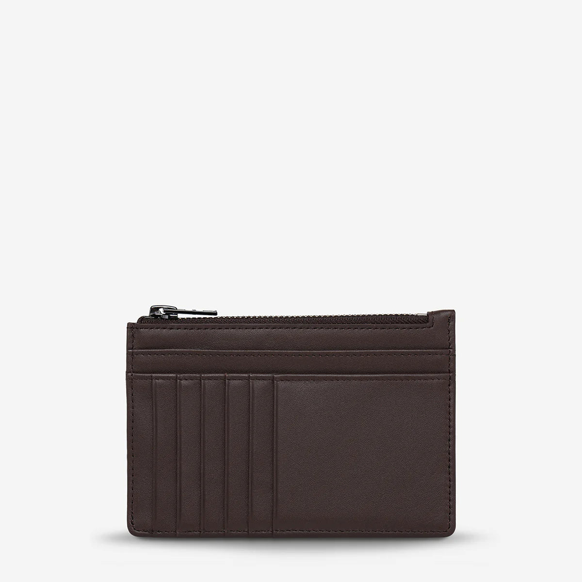 Status Anxiety Gone Again Wallet - Cocoa Nappa