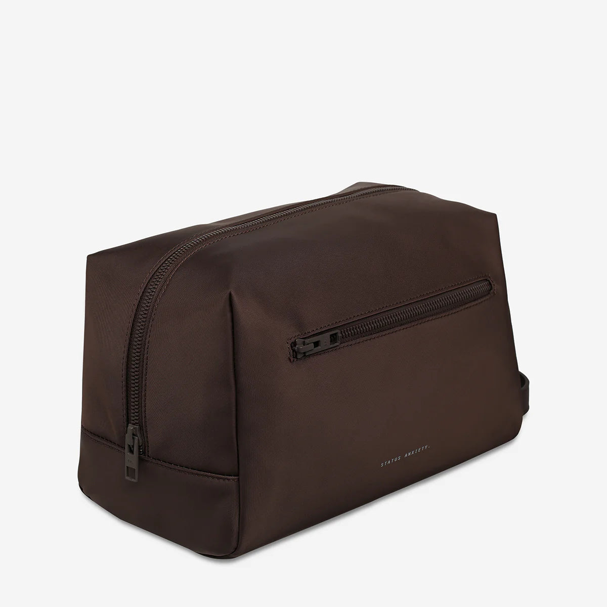 Status Anxiety Hunter Recycled Toiletry Bag Large - Truffle
