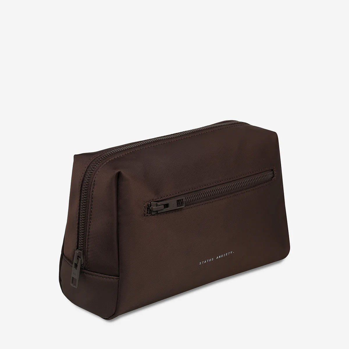 Status Anxiety Hunter Recycled Toiletry Bag Medium - Truffle