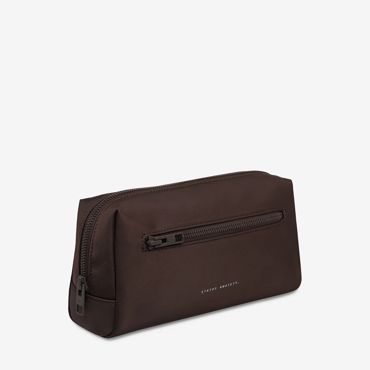 Status Anxiety Hunter Recycled Toiletry Bag Small - Truffle
