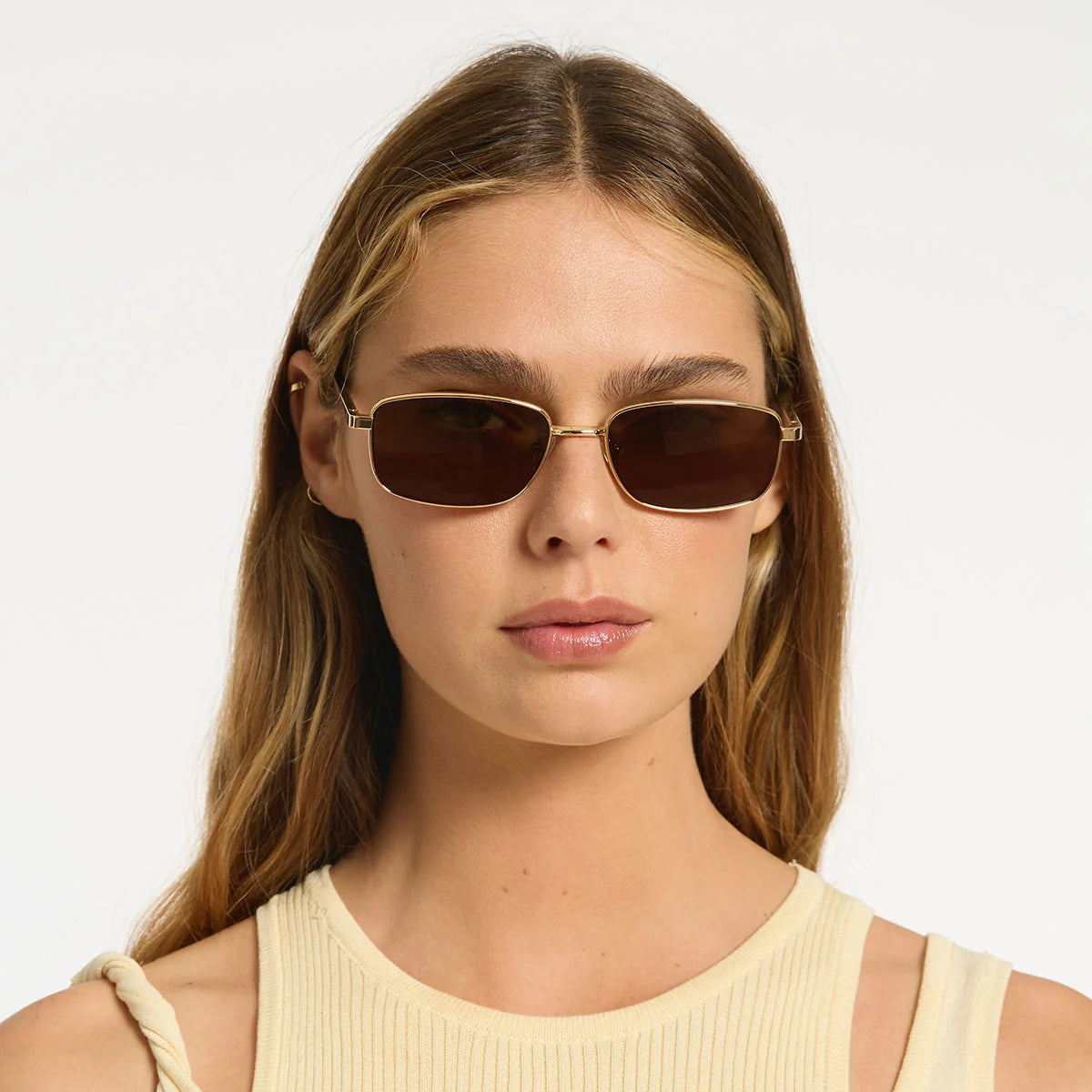 Status Anxiety Hypnosis Sunglasses Gold