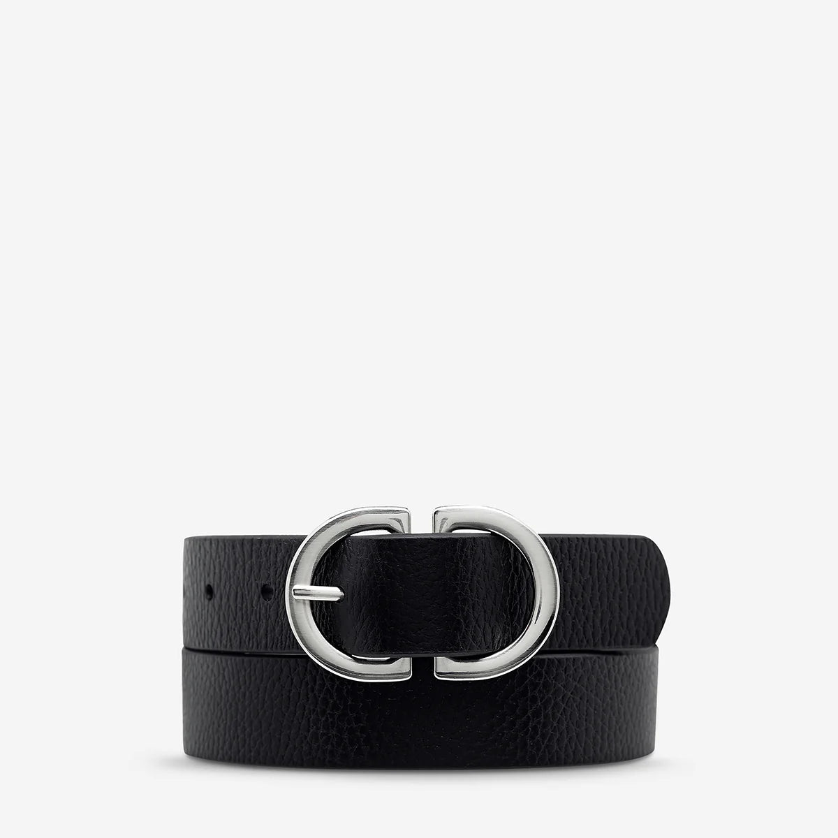 Status Anxiety In Reverse Belt Black/Silver