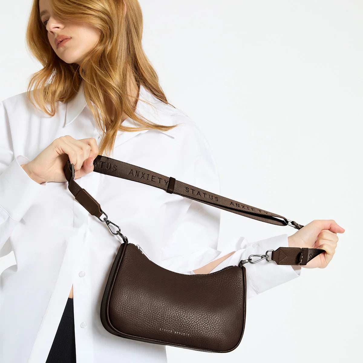 Status Anxiety Look Both Ways Bag Cocoa