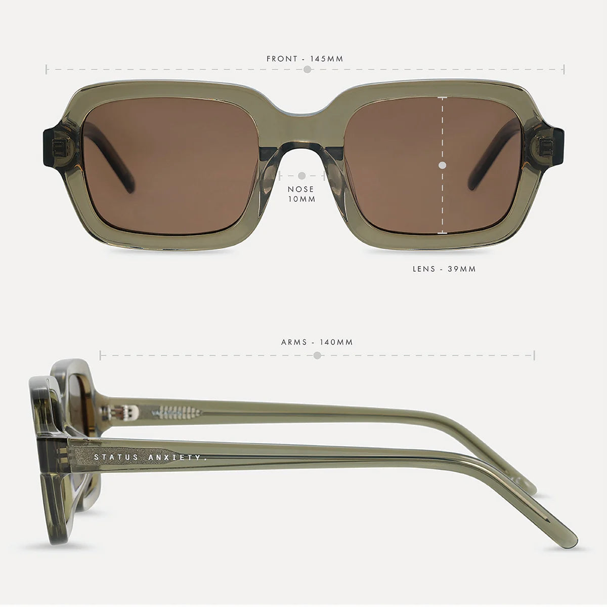 Status Anxiety Vacation Sunglasses Moss