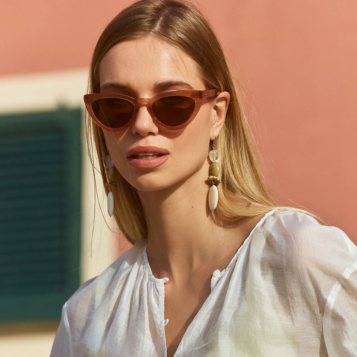 Status Anxiety Villain Sunglasses - Rose