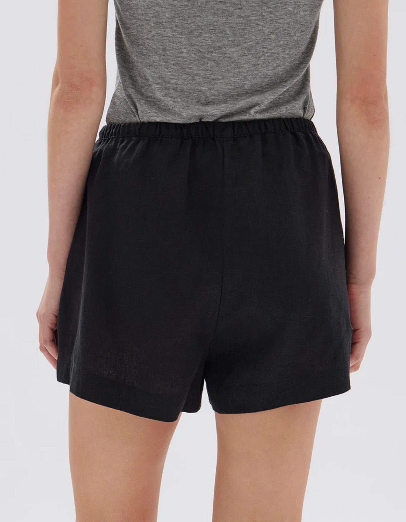 Assembly Label Stella Linen Short Black