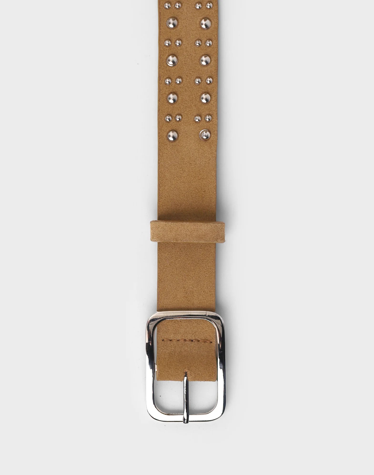 Storm Carter Studded Belt Tan
