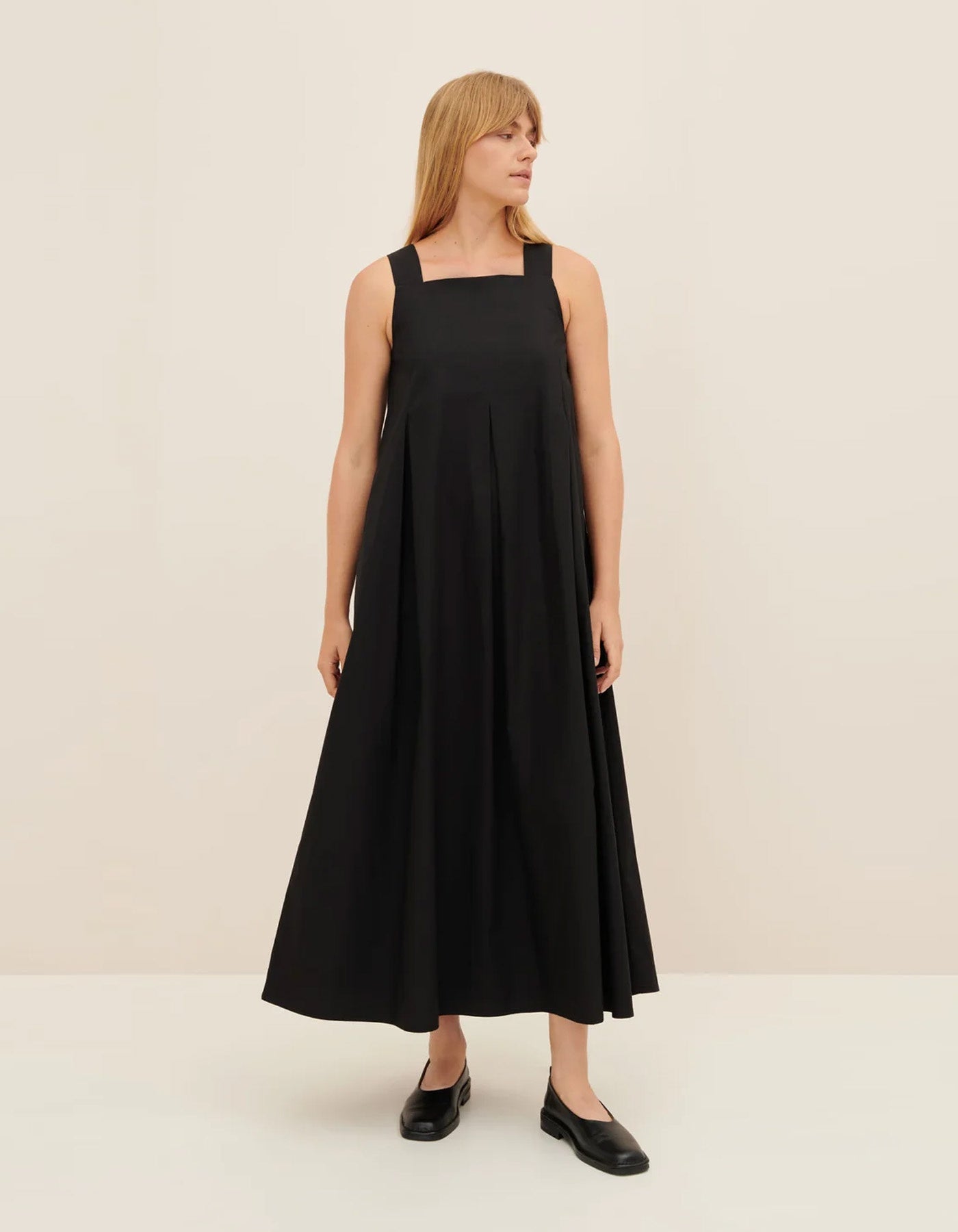 Kowtow Study Dress Black