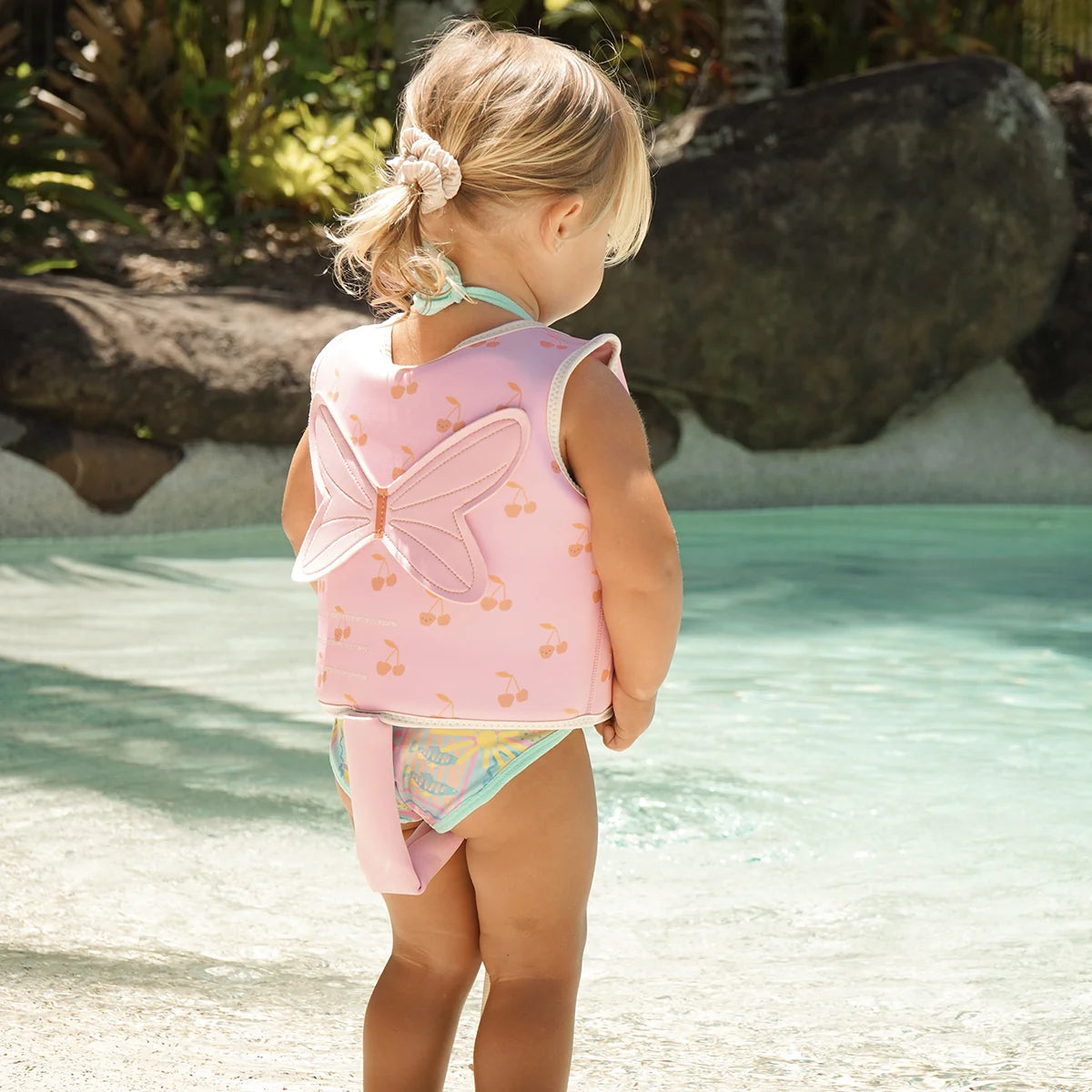 Sunnylife Kids Swim Vest Cotton Candy Cherry