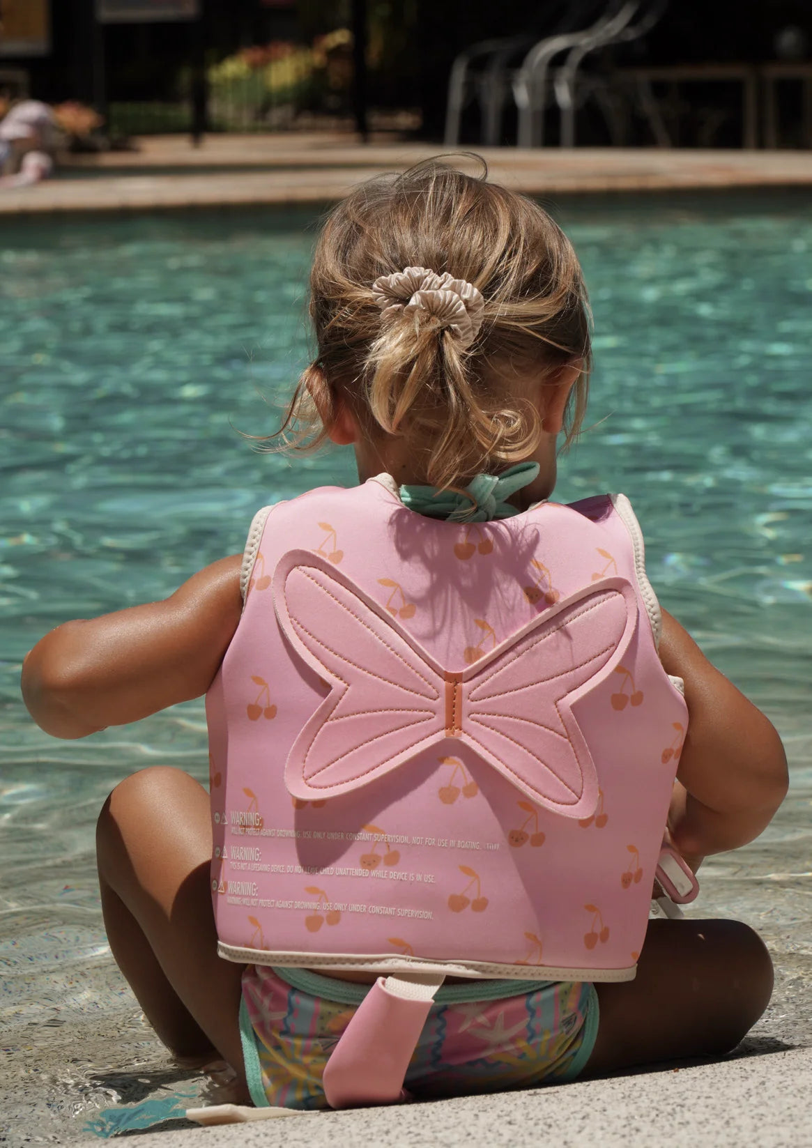 Sunnylife Kids Swim Vest Cotton Candy Cherry