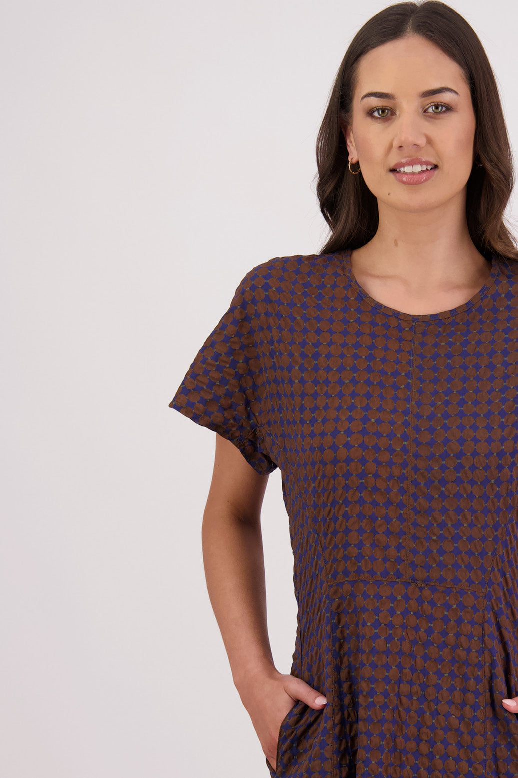 Briarwood Tasman Dress Brown/Ink