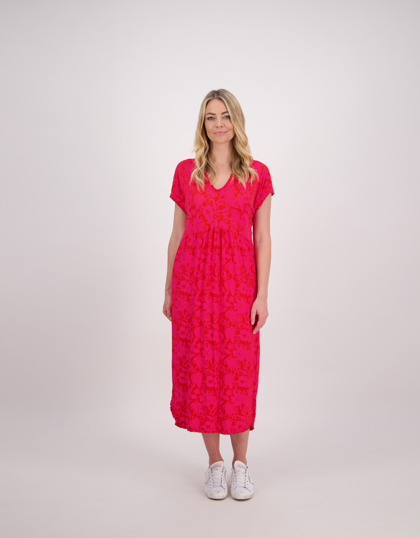 Briarwood Taylor Dress Pink/Red Floral