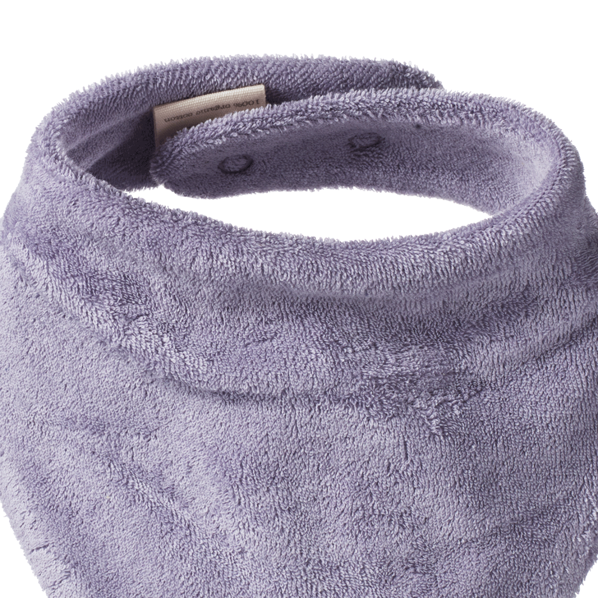 Nature Baby Triangle Bib Terry Periwinkle