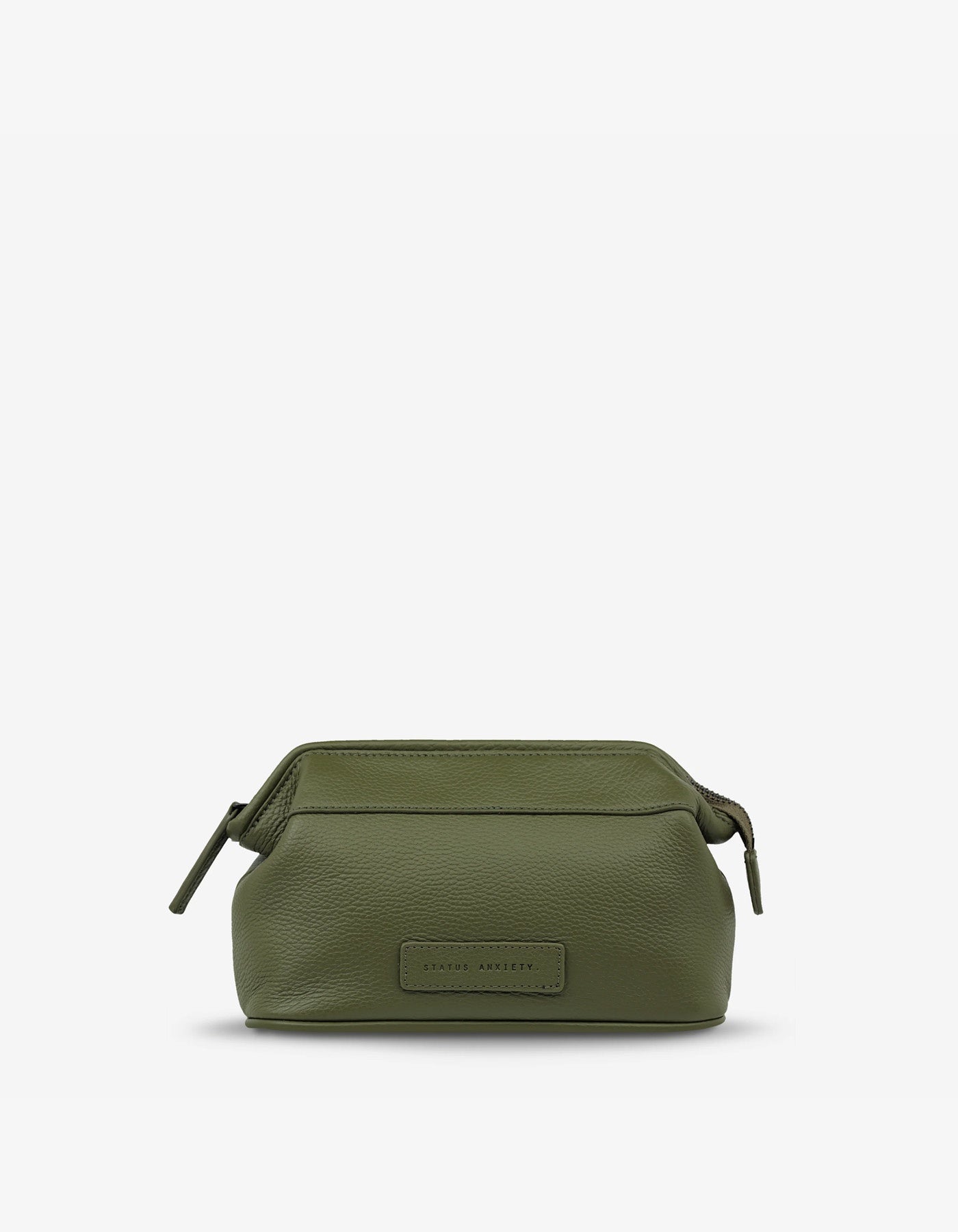 Status Anxiety Thinking Of A Place Toiletries Bag Khaki