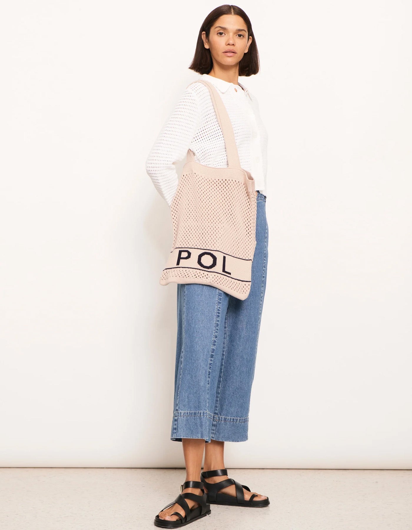 POL Knit Tote Natural