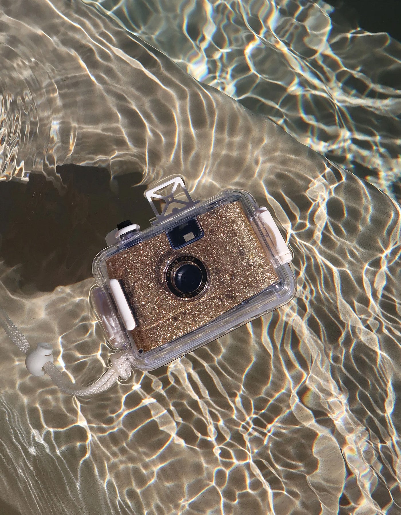 Sunnylife Underwater Camera Glitter Gold