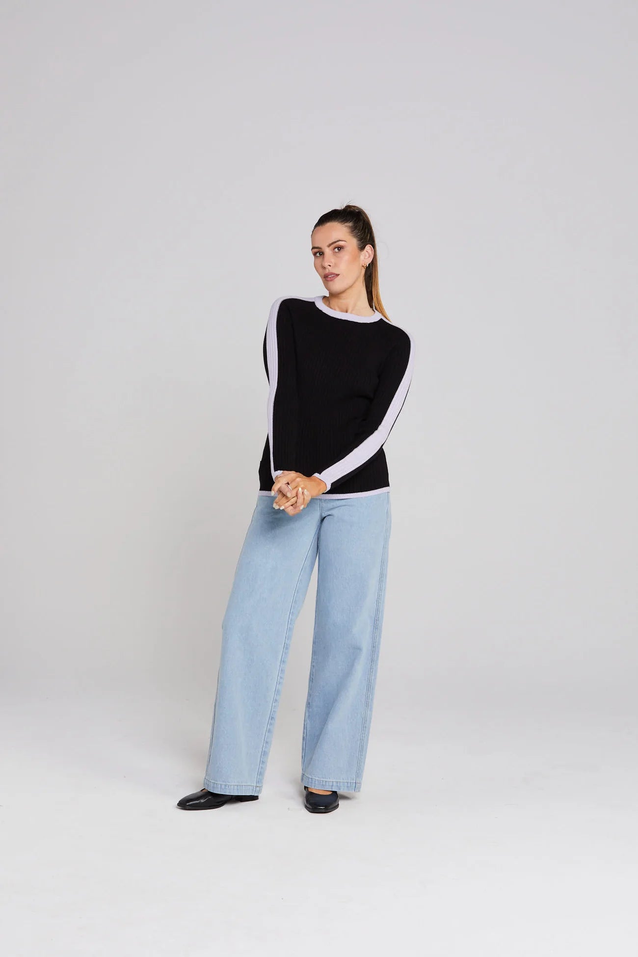 Thing Thing Unity Longsleeve - Black/Lilac