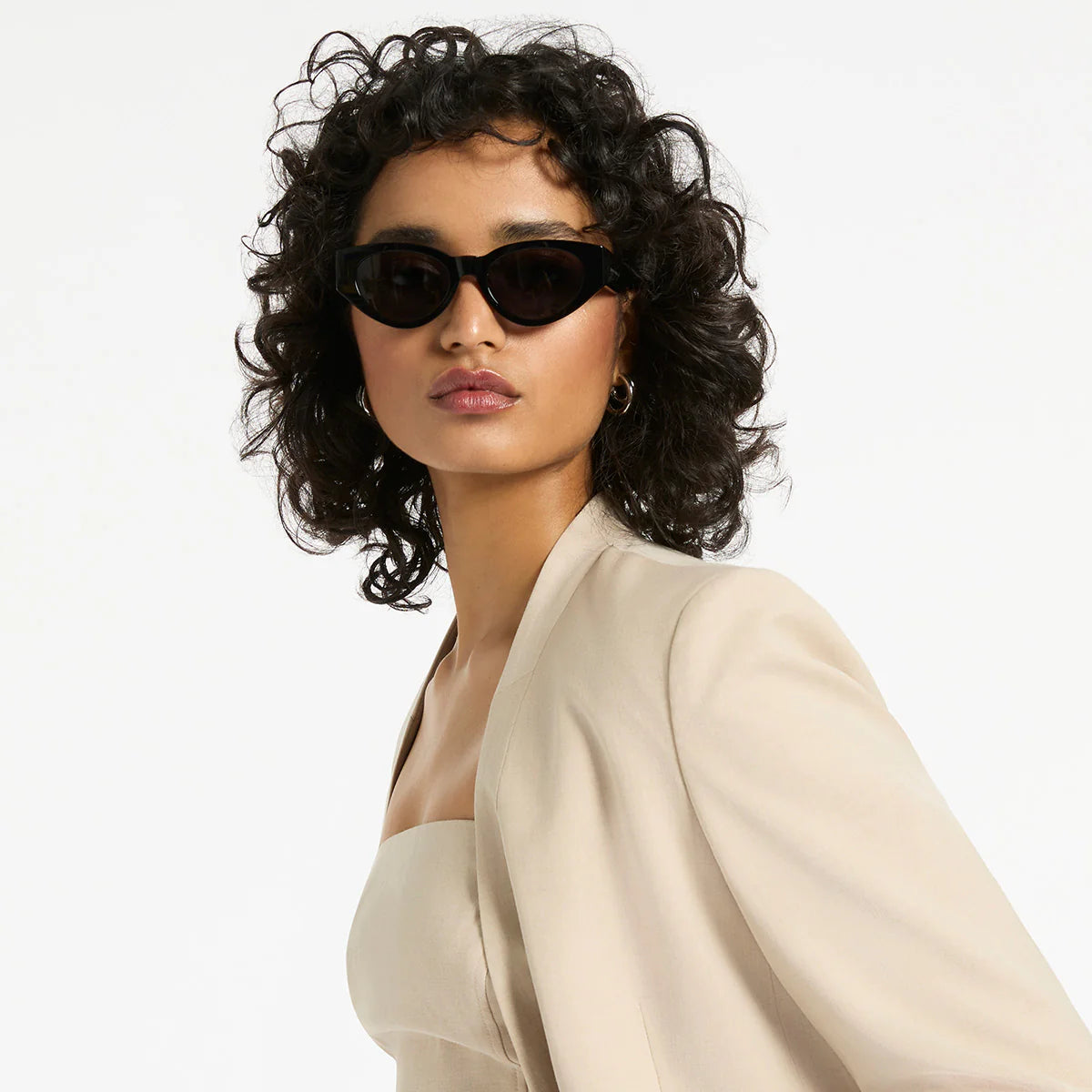 Status Anxiety Visceral Black Sunglasses