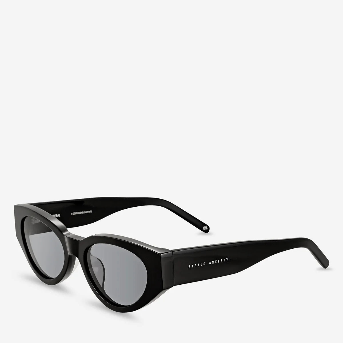 Status Anxiety Visceral Black Sunglasses